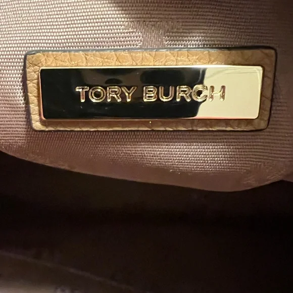 Tory Burch Pebbled Leather Hobo Tote - Picture 5 of 9